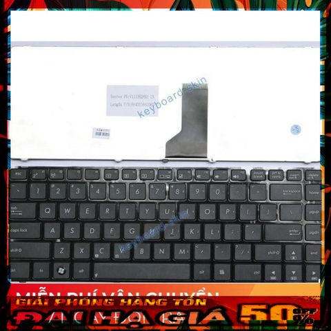 Bàn phím laptop Asus A42F A42J A42D A42N - Phụ kiện chính hãng cho máy tính xách tay, độ bền cao và chính xác khi gõ chữ