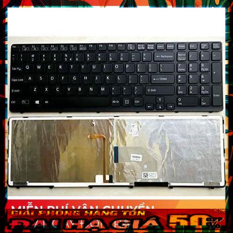 Bàn Phím Laptop Sony Vaio SVE15 SVE-15 E Series - Phụ Kiện Chính Hãng, Bảo Đảm Chất Lượng Giao Đúng Đơn