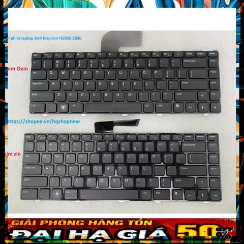 Bàn phím Laptop Dell Inspiron N5050 - Phụ Kiện Chính Hãng, Chất Lượng Cao, Thay Thế Dễ Dàng