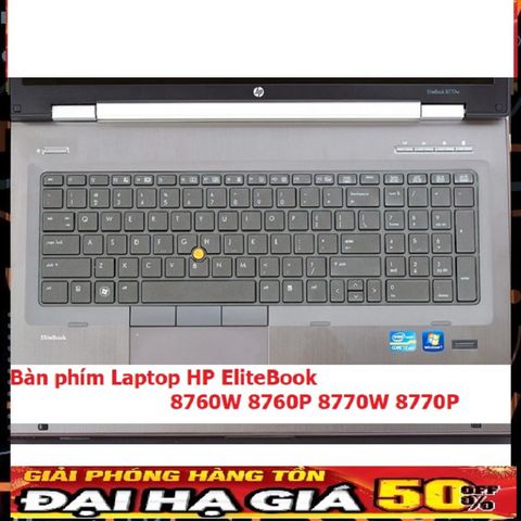 Bàn phím Laptop HP Elitebook 8760w 8760p 8770w 8770p - Phụ kiện chính hãng, chất lượng cao, gõ nhạy, độ bền cao