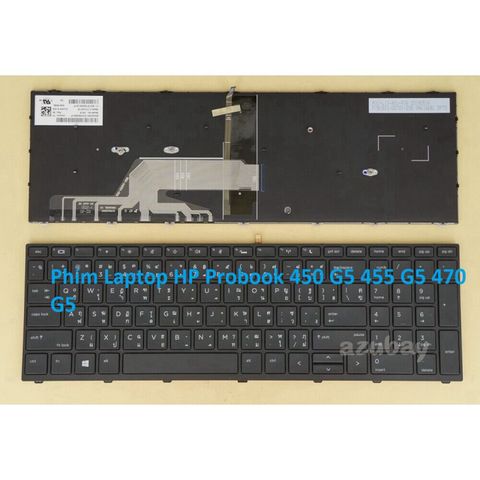 Phím Laptop HP Probook 450 G5 455 G5 470 G5 - Phụ Kiện Thay Thế Chính Hãng, Phím Bấm Chất Lượng Cao, Bảo Hành Đầy Đủ