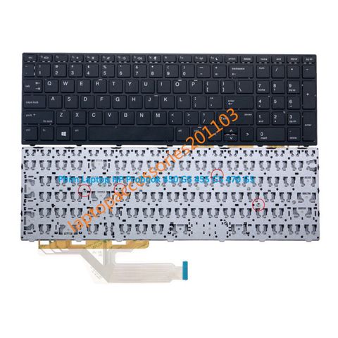 Phím Laptop HP Probook 450 G5 455 G5 470 G5 - Phụ Kiện Thay Thế Chính Hãng, Phím Bấm Chất Lượng Cao, Bảo Hành Đầy Đủ