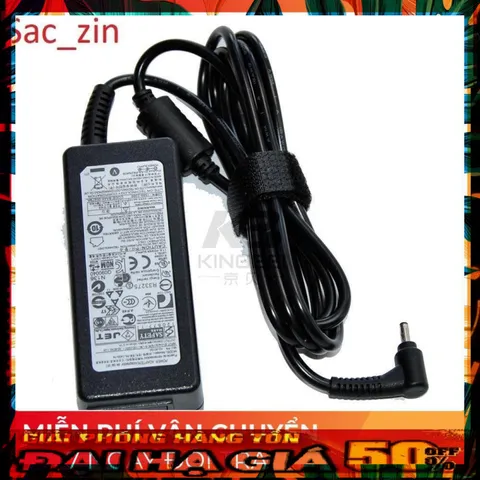 Sạc Samsung 19V 2.1A 40W AD-4019A AC Adapter cho Laptop ATIV Book 5/9 - Phụ kiện chính hãng, chất lượng cao