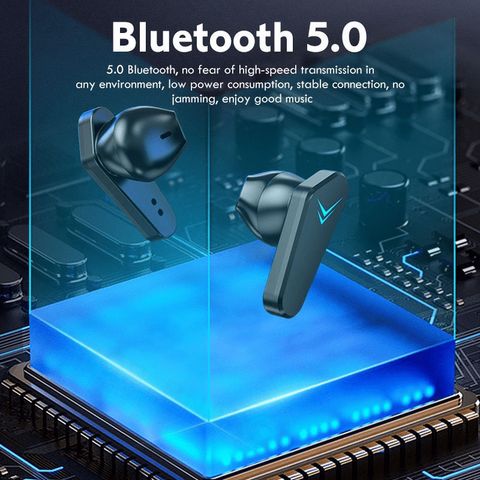 Tai Nghe Gaming Không Dây X15 Bluetooth 5.1 - Âm Thanh HIFI, Kháng Nước IPX5, Cảm Biến Chạm, LED RGB - Thiết Kế Thể Thao, Pin Bền