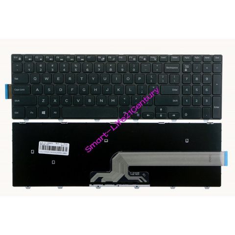 Bàn phím Laptop Dell Inspiron 15 3542 Có LED - Phụ kiện Chính Hãng Cho Dell 15 3000 Series 3542