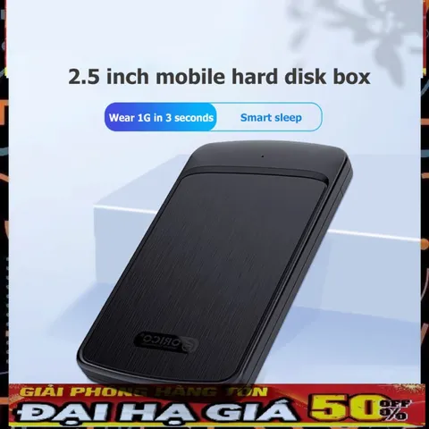 Hộp Đựng Ổ Cứng Di Động Orico 2020U3 USB 3.0 - Biến HDD SSD 2.5 inch Thành Ổ Cứng Lưu Trữ Tốc Độ 5Gb/s, Tương Thích Windows, Mac, Linux