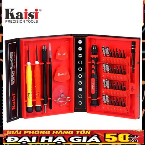 Bộ Dụng Cụ Sửa Chữa Tua Vít Đa Năng Kaisi 38 Trong 1 Chất Lượng Cao - Thép Hợp Kim, Hộp Đựng Tiện Lợi Cho Điện Tử và Máy Tính