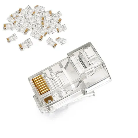 Hạt mạng nhựa RJ45 COB - Túi 1000 hạt bấm dây Cat5, Cat5e, Cat6 - Phụ kiện thiết bị số giá rẻ, độ bền cao, ổn định