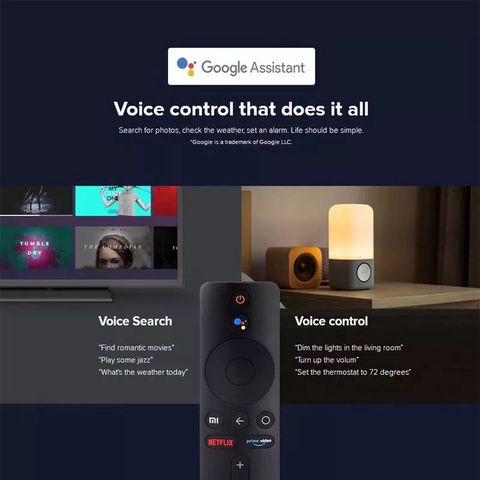 Điều Khiển Remote Thay Thế Cho Xiaomi Mi TV Stick / Mi Box S / Box 4x / Box 3 / Box 4 - Hàng Chất Lượng Cao, Tìm Kiếm Giọng Nói