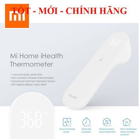 Nhiệt kế Cảm Biến Hồng Ngoại Xiaomi iHeal FDIR-V14 - Đo Nhiệt Độ Nhanh và Chính Xác - Hàng Chính Hãng