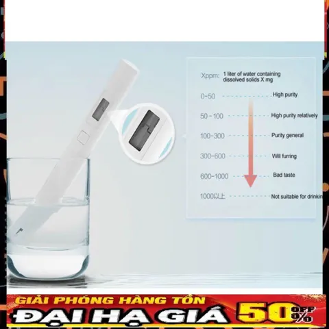 Bút Thử Nước TDS Xiaomi - Kiểm Tra Độ Sạch Nước Uống, Kết Quả Nhanh 2s, Dễ Sử Dụng, Thiết Bị Chăm Sóc Sức Khỏe Thông Minh