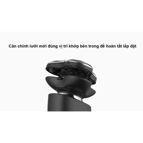 Lưỡi Dao Cạo Râu Thay Thế 3 Đầu cho Máy Cạo Điện Mijia XM S500 S300 - Phụ Kiện Giá Rẻ, Sắc Bén, Tiện Lợi