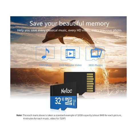PHỤ KIỆN GIÁ RẺ ✅ Thẻ Nhớ Micro SD NETAC 32Gb Class 10 thẻ nhớ chuyên dụng camera, tốc độ cao, siêu bền, 5 năm, 1 đổi 1