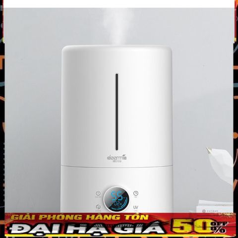 Máy Phun Sương Deerma F628S - Tạo Độ Ẩm Diệt Khuẩn, Dung Tích 5L, 3 Mức Phun Sương, Thích Hợp Cho Không Gian 20-25m²