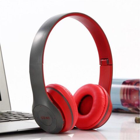 Tai Nghe Chụp Tai Bluetooth P47 - Kết Nối Không Dây, Hỗ Trợ Thẻ Nhớ, Âm Thanh Chất Lượng Cao, Nghe Đài FM, Phụ Kiện Giá Rẻ