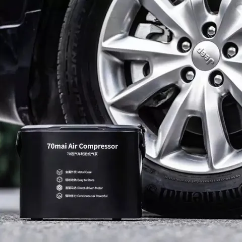 Bơm lốp ô tô tự động Xiaomi 70mai Midrive TP01 - Máy bơm lốp xe hơi 70mai Máy bơm lốp xe ô tô 70MAI Mi