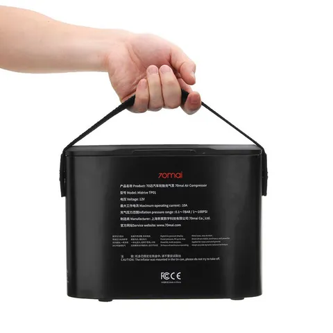 Bơm lốp ô tô tự động Xiaomi 70mai Midrive TP01 - Máy bơm lốp xe hơi 70mai Máy bơm lốp xe ô tô 70MAI Mi