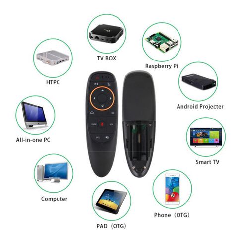 Điều Khiển Chuột Bay Voice G10s cho Tivi Smart & Android Box - Tìm Kiếm Giọng Nói Nhạy, Thiết Kế Tiện Dụng