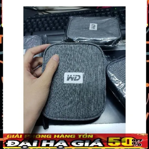 Túi Đựng Bảo Vệ Ổ Cứng Ngoài 2.5 Inch - Đa Năng Chống Sốc cho HDD/SDD, Phụ Kiện USB và Cáp Sạc, Thiết Kế Thời Trang