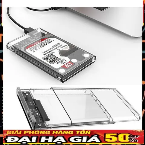 Hộp Đựng Ổ Cứng ORICO 2139U3 2.5 inch Trong Suốt - HDD Box SATA 3 USB 3.0 Chính Hãng, Phụ Kiện Giá Rẻ cho Laptop và Máy Tính