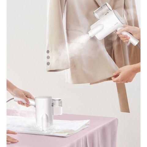 Máy ủi hơi nước cầm tay Deerma DEM HS006 - Bàn là du lịch gấp gọn, diệt khuẩn, làm nóng nhanh, chính hãng 800W, tiện dụng tại mọi nơi.