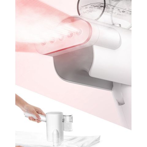 Máy ủi hơi nước cầm tay Deerma DEM HS006 - Bàn là du lịch gấp gọn, diệt khuẩn, làm nóng nhanh, chính hãng 800W, tiện dụng tại mọi nơi.