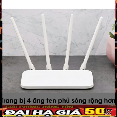 Bộ Phát Wifi Xiaomi Mi Router 4A - Băng Tần Kép 2.4G & 5G, Tốc Độ 1200Mbps, BH 12 Tháng, Điều Khiển Qua App Mi Wifi