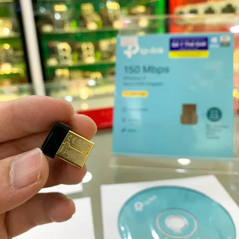 Bộ chuyển đổi USB Wifi TP-Link WN725N Nano - Tốc độ 150Mbps, Bảo mật WPA/WPA2, Thiết kế gọn nhẹ cho PC & Laptop