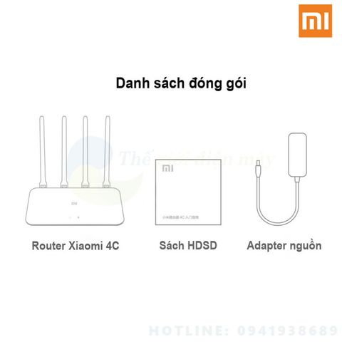 Bộ Phát Wifi Xiaomi Mi Router Gen 4C 300Mbps - Hàng Chính Hãng, Bảo Hành 12 Tháng, Hướng Dẫn Cài Đặt Tiếng Việt