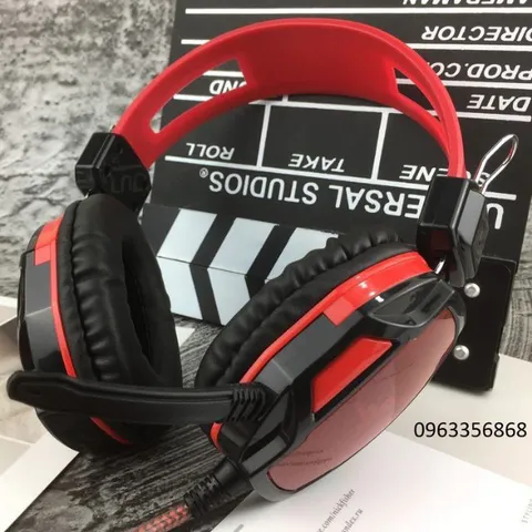 PHỤ KIỆN GIÁ RẺ ✅ Tai Nghe Chụp Tai Chuyên Chơi Game Qinlian A6 Jack 3 5 Có Micro Dây Chống Đứt Dùng Được Cho Máy Tính V