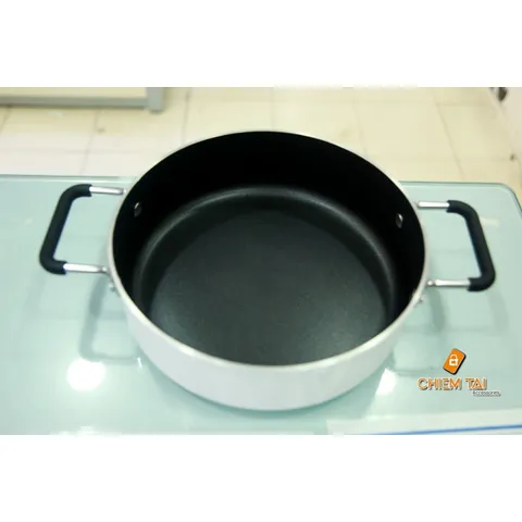 Nồi Lẩu Xiaomi Mijia 4L Hợp Kim Nhôm Thép Inox 430 Không Gỉ - Nồi Chống Dính Cho Bếp Điện Từ, Nấu Lẩu Thích Hợp Cho Gia Đình