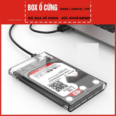 Ổ Cứng HDD 320GB 500GB 1TB SATA 2.5inch - Phụ Kiện Laptop & PC, Box Ngoài, Bảo Hành 1 Đổi 1, Giá Rẻ