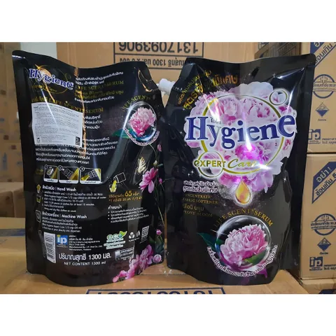Nước xả vải Hygiene Expert Care Thái Lan 1300ml - Siêu đậm đặc, lưu hương lâu, giúp quần áo mềm mại, thơm ngát mỗi ngày