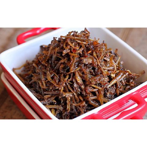 Cá Cơm Chiên Tỏi Giòn Nhà Mid 200gr - Đặc Sản Hương Vị Biển Việt Nam, Ăn Kèm Cơm Hoặc Món Nhắm Thơm Ngon