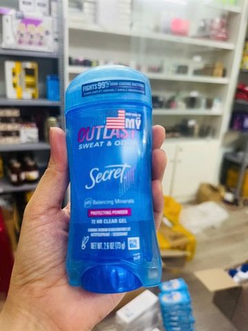 Lăn Khử Mùi Secret PROTECTING POWDER Dạng Gel 73g - Giải Pháp Ngăn Mùi Hiệu Quả, Thẩm Thấu Nhanh, Tự Nhiên, Dễ Dàng Sử Dụng