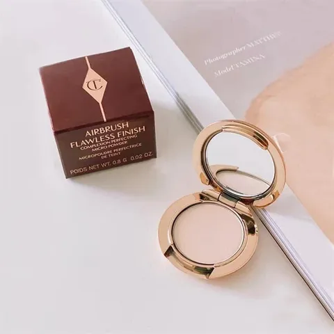 Phấn Nén Charlotte Tilbury Airbrush Flawless Finish 1 fair mini_ 0.8g