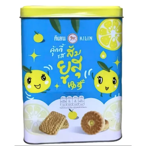 Bánh Quy Thái Lan Ki.Lin 400g - Hộp Thiếc Bánh Dứa, Sầu Riêng, Que Cay, Bánh Gấu Pennyo - HSD 12 Tháng