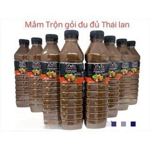 Mắm trộn gỏi đu đủ thái lan siêu ngon( chai nắp đen)