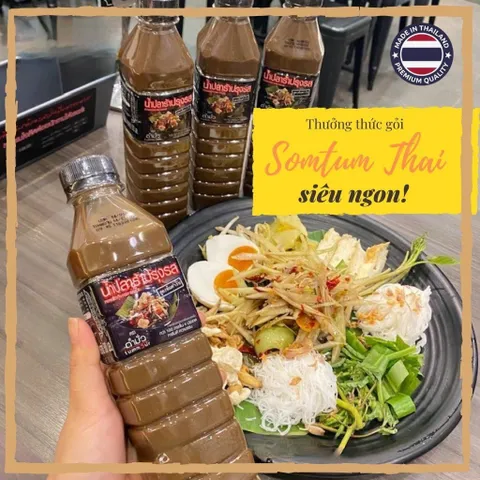 Mắm trộn gỏi đu đủ thái lan siêu ngon( chai nắp đen)