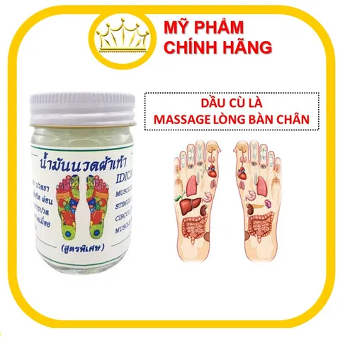 Cao Xoa Bóp Huyệt Bàn Chân Dầu Cù Là Massage Thái Lan 50gr - Giảm Đau Nhức, Tăng Cường Sức Khỏe Cho Bàn Chân
