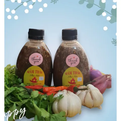 Combo 2 Chai Mắm Thái Pha Sẵn 300ml - Gia Vị Chấm Ăn Bún, Gỏi Somtum, Hải Sản Tiện Lợi