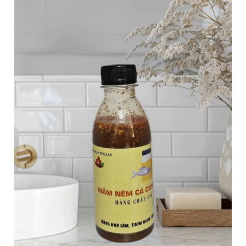 Mắm Cá Cơm Pha Sẵn 250ml Phú Yên - Đậm Đà Hương Vị Qua Bàn Tay Nghệ Nhân, Ăn Kèm Thịt, Rau Sống, Dưa Leo