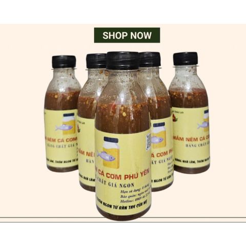 Mắm Cá Cơm Pha Sẵn 250ml Phú Yên - Đậm Đà Hương Vị Qua Bàn Tay Nghệ Nhân, Ăn Kèm Thịt, Rau Sống, Dưa Leo