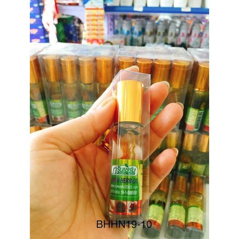Dầu Nhân Sâm Green Herb Oil 8ml - Tinh Dầu Thảo Dược Giảm Đau, Ngứa, Tạo Hương Thơm Dễ Chịu, Phòng Ngừa Cảm Cúm