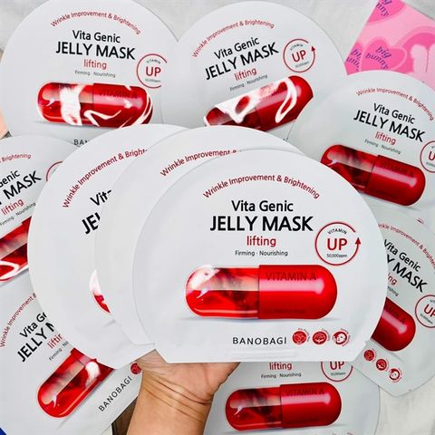 Combo 10 miếng Mặt Nạ Banobagi Vita Genic Lifting Jelly (Vitamin A)