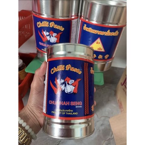 Sốt Ớt Thái Lan Sa Tế 900g - Gia Vị Nấu Lẩu Tomyum và Ướp Thịt Ngon Bổ, Chính Hãng Chua Han Seng