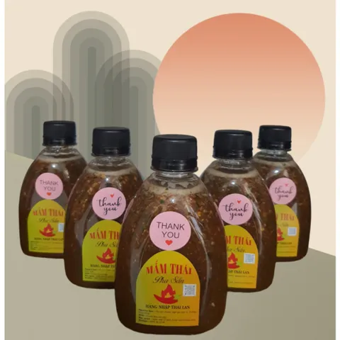 Bộ 3 Chai Mắm Thái Pha Sẵn 300ml - Gia Vị Đặc Biệt Dùng Làm Gỏi Somtum, Chấm Bánh Tráng, Hải Sản Thơm Ngon