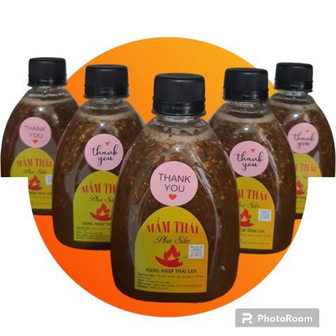 Bộ 3 Chai Mắm Thái Pha Sẵn 300ml - Gia Vị Đặc Biệt Dùng Làm Gỏi Somtum, Chấm Bánh Tráng, Hải Sản Thơm Ngon