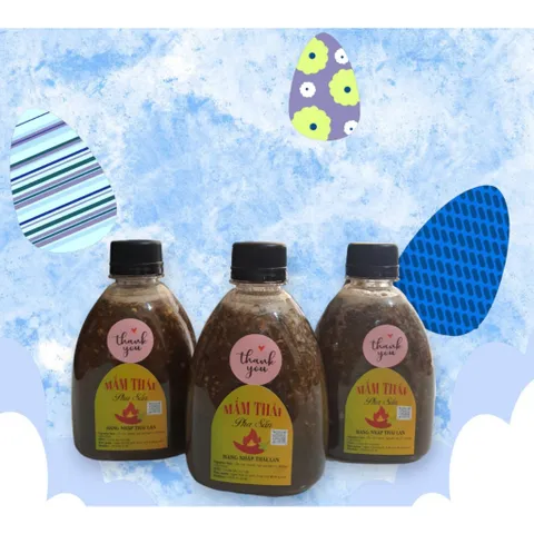 Bộ 3 Chai Mắm Thái Pha Sẵn 300ml - Gia Vị Đặc Biệt Dùng Làm Gỏi Somtum, Chấm Bánh Tráng, Hải Sản Thơm Ngon