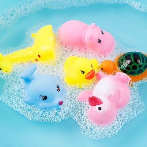 Thú Nhựa Bóp Kêu Bíp Bíp - Đồ Chơi Tắm An Toàn Cho Bé - Nhiều Mẫu Dễ Thương, Kích Thích Giác Quan